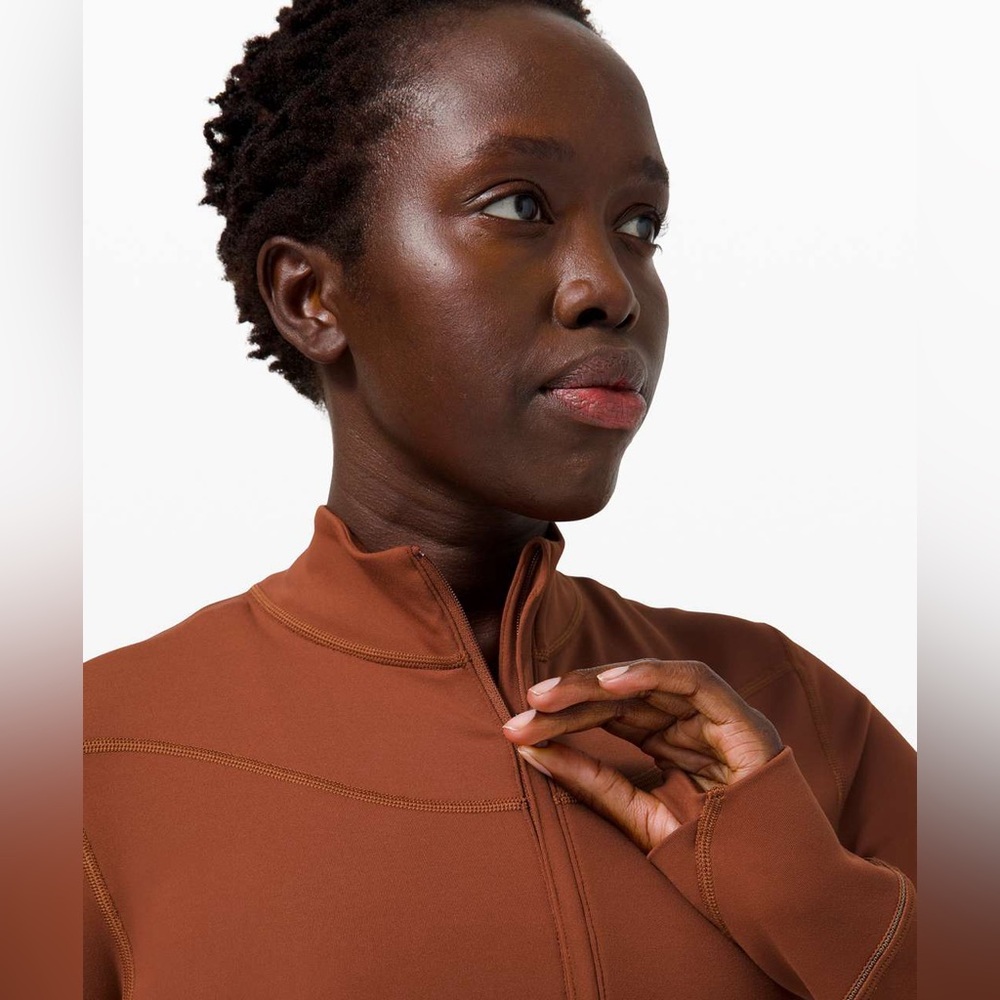 Lululemon Rulu™ Running Cropped 1/2 Zip
Dark Terracotta - Picture 2 of 12